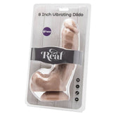 GET REAL - DILDO DE 20,5 CM CON PERLAS VIBRADORAS DE PIEL